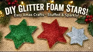 How to Make Puffy Foam Stars | Easy DIY Christmas Ornaments