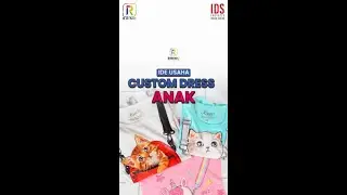 Ide Usaha Sablon Custom Dress Anak | #shorts #shortvideo