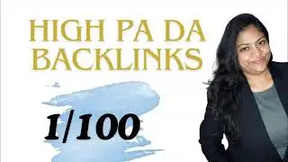 High DA PA dofollow Backlinks कैसे बनाये ?