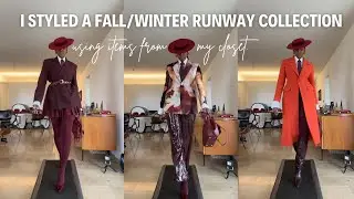 I STYLED A FALL/WINTER RUNWAY COLLECTION (USING ITEMS FROM MY CLOSET)
