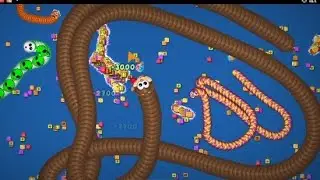Worms 🐛zones snake🐍 kill king 👑python #snakegame​ #saampwalagame​ #wormszone​ #games​ #op​ #worms 