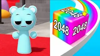 Spranky Survival vs Jelly Run 2048 All Levels Gameplay Android, iOS