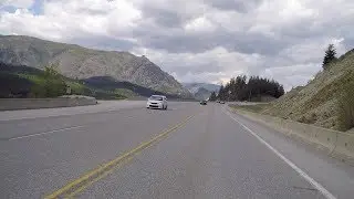 Driving to Cranbrook British Columbia. Crowsnest Highway. Rural Life in CANADA.
