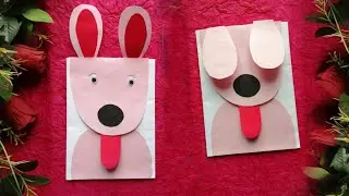Cute Puppy Card/ Birthday card/ Birthday Greeting card/ Animal Card/ Easy and cute card making/ DIY