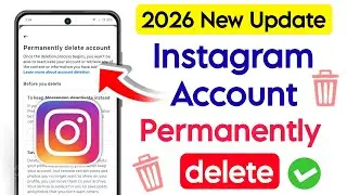 how to delete instagram id permanently 2026 | instagram id delete kaise kare hamesha ke liye