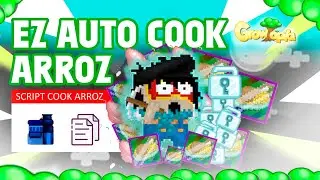 Auto Cook Arroz Growtopia Script growtopia #growlauncher #script #auto