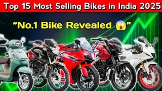 Top 15 Most Selling Bikes in India 2025 | Sales Numbers Revealed | Rider By SKF