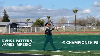 Deer Valley HS James Imperio - Novice Mace L Pattern - NCBA Championships 2023