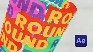 Master Text Animations with this Stunning 3D Text Ring in After Effects