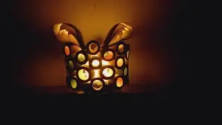 Light up your life | Paper quilled lamp DIY tutorial 🌟 #diy #art #paperquilling #foryou