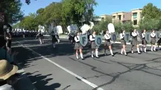 Foothill High School Marching Band & Colorguard at TOB 2012
