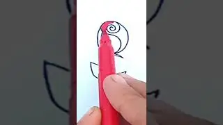 How to Draw Rose Flower | #shorts | Flower Coloring Pages