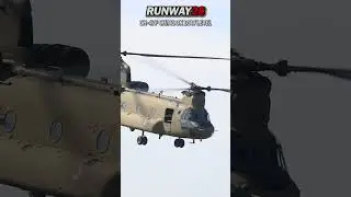 CH-47F CHINOOK LOW LEVEL FLIGHT - your DAILY DOSE of #aviation #spotting #shorts
