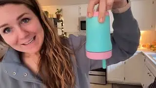 Spill Proof Kids Stainless Steel Cup with Flexible Straw | Zukro Insulated Tumbler Mint