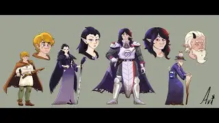 Arthurian Character Reimagining - Speedpaint
