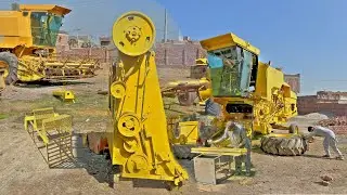 The amazing work of Harvesting assembly process agriculture tolls