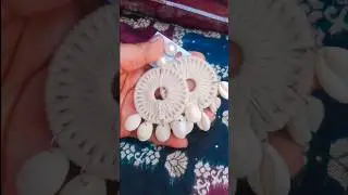 Macrame earrings | DIY macrame earring tutorial | #diy #shortvideo #thekafalcreations #handmade