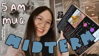 [Singapore college study vlog] NUS FIRST YEAR NURSING STUDENT midterms | realistic week in my life 🤩