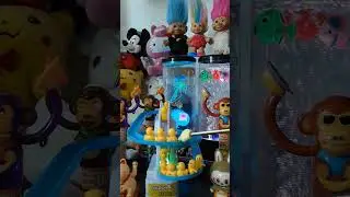 ASMR FERRIS WHEEL SLIDING DUCKS/ TROLL DOLLS #trending #viral #toys #satisfying #shortvideo #shorts