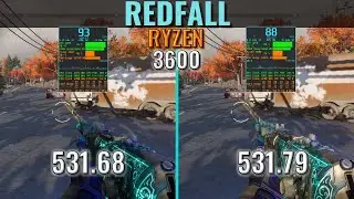 Redfall - Driver 531.79 - Ryzen 5 3600 - RTX 3070 - Benchmark - 1440p