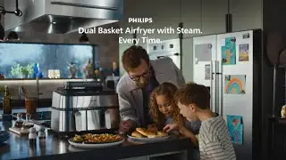 Philips Dual Basket Airfryer with Steam - NA555