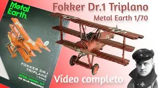 Fokker dr1 Triplano Metal Earth 1/70