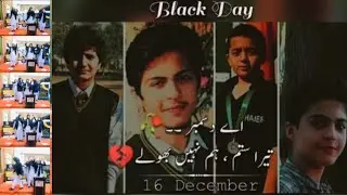 Black Day Tribute | Dastoor Poem School Performance | APS Peshawar | @BinteAdam258 
