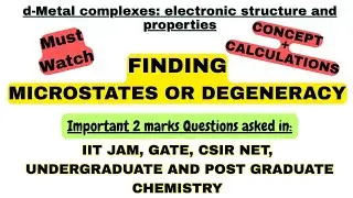 COORDINATION CHEMISTRY with solved PYQ_IIT JAM GATE CSIR NET CHEMISTRY