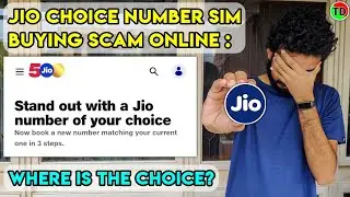 Jio Choice Number Scam : Where Is The Choice? 🤣👎 How & Why Not To Buy Jio SIM Choice Number Online 😡