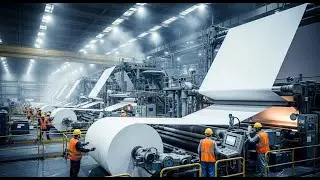 Inside the Paper Mill: From Wood Pulp to Premium Paper (Full Process)