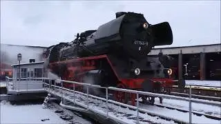 Rodelblitz mit  41 1144 -9 Eisenach  nach Arnstadt 04.02.2018 (HD)