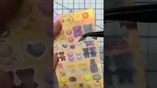 asmr :) #satisfying #asmr #smallbusiness #shorts #sticker