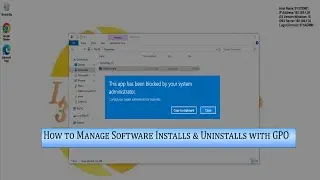 Restrict Software Installation & Uninstallation via Active Directory Group Policy