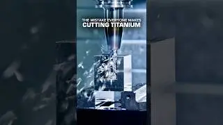Why Titanium Breaks More Tools Than Aluminum ⛓️&zwj;💥 #cnc #cncmill #titansofcnc #cnctools #machinist