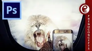 Photoshop Speed Art | Lion Cap