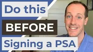 Do this BEFORE signing a PSA - Guide to Buying Commercial Real Estate