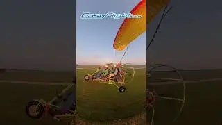 Early Morning Takeoff 🎸🎵🪂  #flying #poweredparachutes