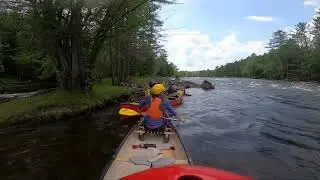 First run with Sarah at Palmer Rapids