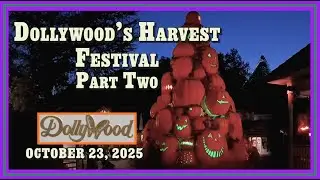 🍂Autumn Magic in the Mountains: Nighttime at Dollywood's Harvest Festival #dollywood #livemusic 🍂