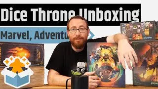 Dice Throne Unboxing & Rambling - Season 1, Season 2, Marvel & Adventures