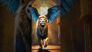 Unbelievable on AGT：lion's Winged Metamorphosis amid chase! #funny #agt #americagottalent #agt15