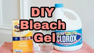 DIY Bleach Gel / Bleach your clothes with style: