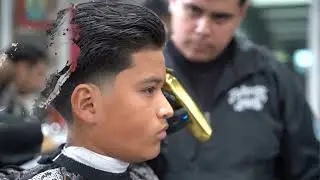 ART of BARBERING over Authentic Barbershop Located in Orange County , CA  ( 4k )