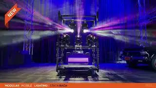 Modular Lighting Stack Rack (ModLSR) &ndash; Black