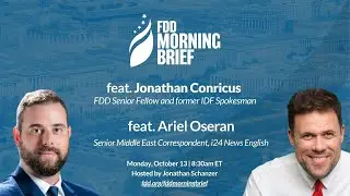 FDD Morning Brief | feat. Jonathan Conricus and Ariel Oseran (Oct. 13)