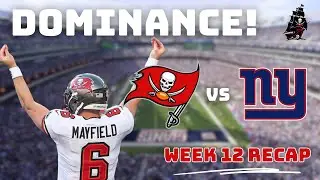 Tampa Bay Buccaneers DOMINATE The New York Giants! | Game Recap, Top Performers, & Key Stats