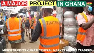 MINISTER TOURS KSI CENTRAL MARKET || TRADERS HAVE TO RELOCATE TO RACECOURSE BEFORE PHASE 3 CAN START