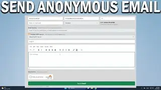 How To send anonymous email