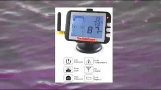 RV Flow-Through 6 Tire Sensor Tire Pressure Monitoring System (TPMS)