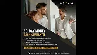 Stress-Free Property Management | 90-Day Money-Back Guarantee by Maximum Mortgage & Real Estate